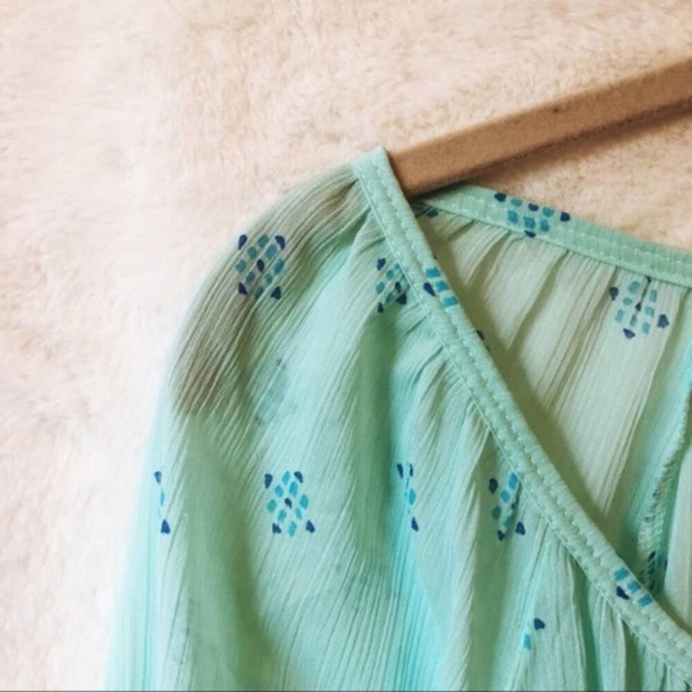 Hollister Teal Peplum Top - Picture 6 of 6